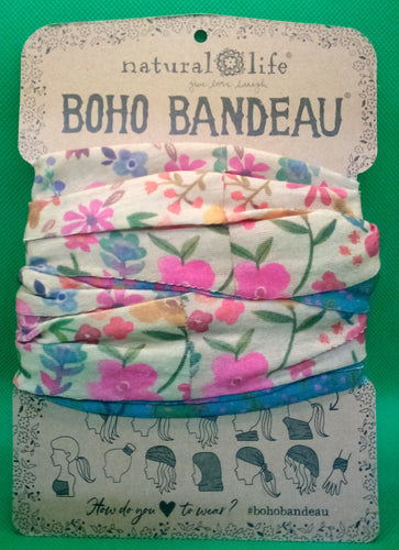 Boho Bandeau BBW000070 Floral Border