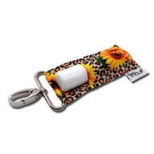 Leopard Sunflower LippyClipKISS for larger lip balms, essent: Standard (most common)